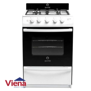 Cocina Escorial Master Style Blanca 4 Hornallas Multigas