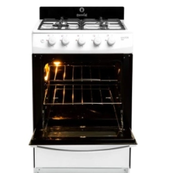 Cocina Escorial Master Style Blanca 4 Hornallas Multigas