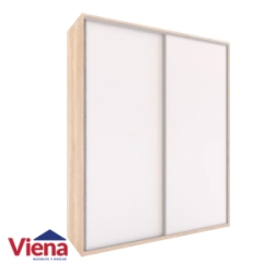 Ropero / Placard  DELOS 2 Puertas Corredizas 180x210 Roble Blanco.DL360RNB