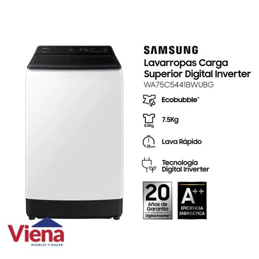 LAVARROPAS SAMSUNG SAWA75C5441BWUBG 7.5 700R INV.WHITE