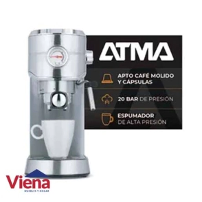 Cafetera Electrica ATMA CEAT5418P Express 20B Con Espejo