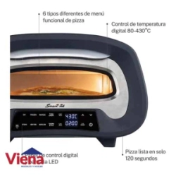 Horno Pizzero Smart-Tek Milano EMAX1 Electrico 12" Digital