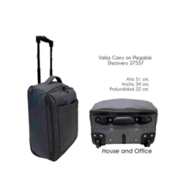 Valija Discovery 27557 20" Gris Tela