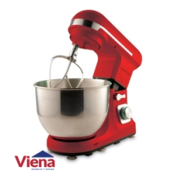 Batidora De Pie Smartlife SL-SB0037R Con Bowl Inoxidable, Color Roja
