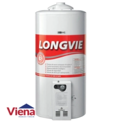 Termotanque Longvie T5075D Plus Duo 75 LTS.Conexion Superior  235 L/H Pie /Colgar