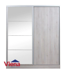 Placard Ricchezze Morena 1.80m  Puertas Corredizas Blanco