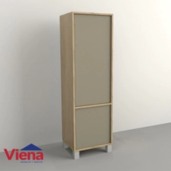 Columna Table's Olmo gris cuban 1,40, 2 Patas.4104-COG