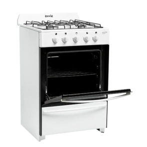 Cocina Escorial Master Classic Blanca 4 Hornallas Gas Natural