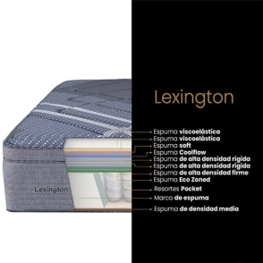 Colchon King Koil W. Luxury Lexigton Gris 200 x 200