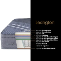 Colchon King Koil W. Luxury Lexigton Gris 200 x 200