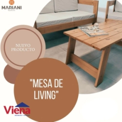 Mesa Centro Mariani 1x0.50x0.40 Almendra