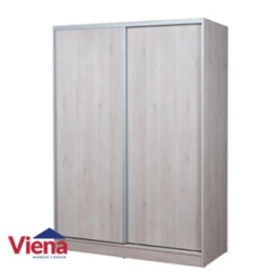Placard Ricchezze 14.0 Murano Puertas Corredizas Pino sin espejo Bco