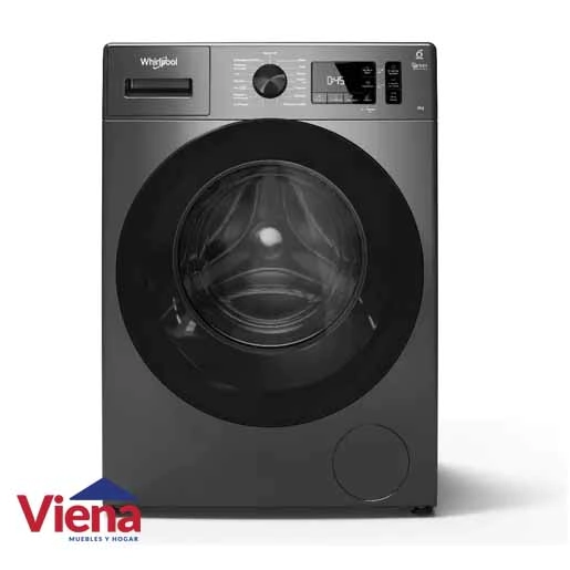 Lavarropas Whirlpool WNQ80AS  8kgs Carga Frontal Silver Inverter