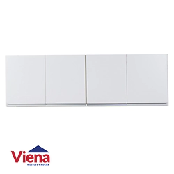 Alacena Ricchezze 140 Arco Blanca Con  Aluminio 31602286