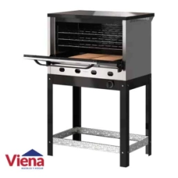 Horno Pizzero Saho 6 Moldes H6-KUMA Con Base