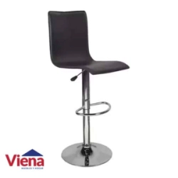 Banqueta Ri Respaldo Alto Ecocuero Negro 151