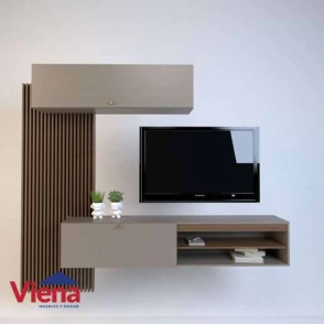 Centro Entretenimiento, Table's 1111-CNG Nogal / Gris 220 cm 