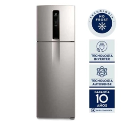 Heladera Electrolux IF43S 408LTS Plata No Frost Inverter