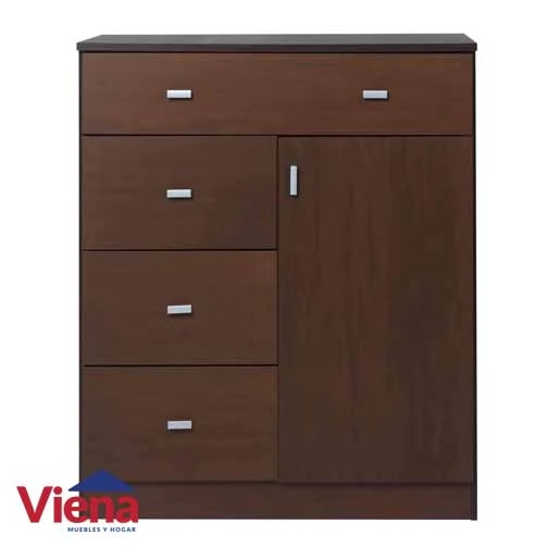 Comoda Ricchezze Plus Pack 1 Puerta 4 Caones Caffe 35308237