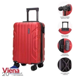 Valija Travel Tech 27426 20" Roja Rigida