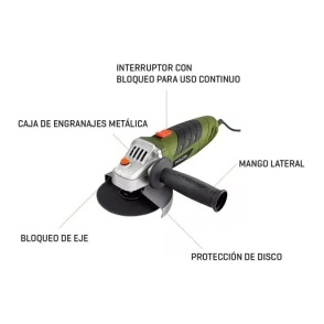 Amoladora Angular Philco AA501P 500W 115MM