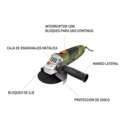 Amoladora Angular Philco AA501P 500W 115MM