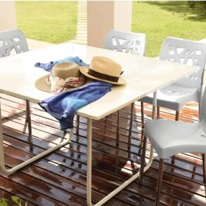 Silla Plastica Franca Sit Blanca Pata Pintada 320