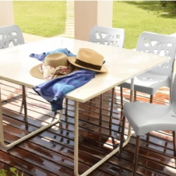 Silla Plastica Franca Sit Blanca Pata Pintada 320