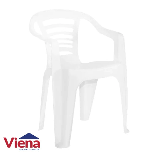 Sillon Plastico Garden Life Global Blanco 8400