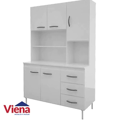 Kit Cocina DELOS 1.20 5 Puertas Blanco
