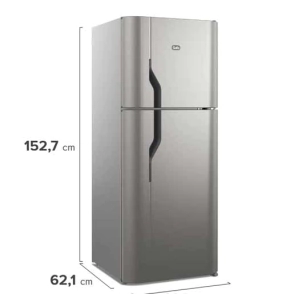 Heladera Gafa HGNF-251P Plata Con freezer 262l No Frost Inverter