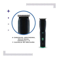 Cortadora De Pelo Eurobeauty EB-TR243I  Digital Negra