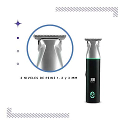 Cortadora Pelo Eurobeauty EB-TR143I Metal Negra