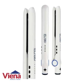 Plancha Para Cabello Eurobeauty EB-HS031 Mecanica Blanca 