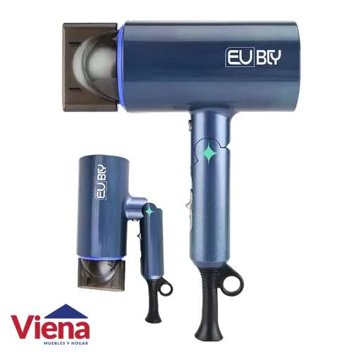 Secador De Pelo Eurobeauty EB-HDDC03I 1400W Azul Plegable