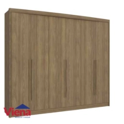 Ropero Delos N566-NG 6 Puertas Abrir 269 x 230 Nogueira