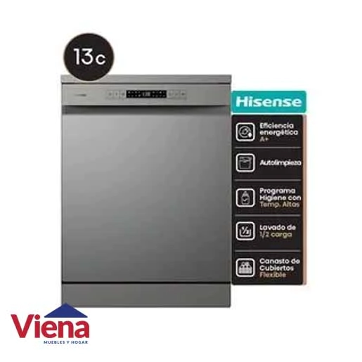 Lavavajillas Hisense  HS622E90S 13 Cubiertos Gris 