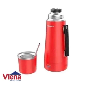 Termo El&eacute;ctrico Peabody PE-ET1000R 1 Lts Rojo