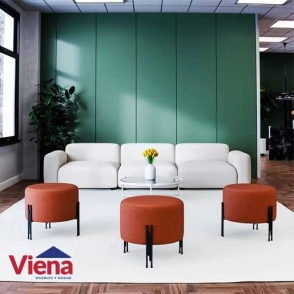 Puff Portantino Paris Pata Pintada Apilable 