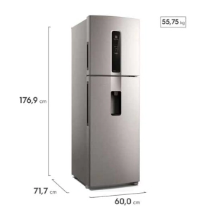 Heladera Electrolux IW46S 421LTS Plata No Frost Inverter
