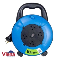 Prolongador Indelplas Enrollable 4 Tomas 10Mts