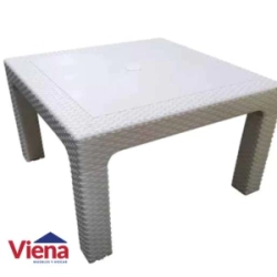 Mesa Quality Nepal Simil Ratan 90 x 90 x 41 16271 Blanco