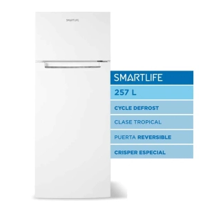 Heladera SmartLife RFH260WH  Con Frezer 257L Blanca