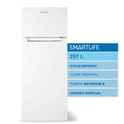 Heladera SmartLife RFH260WH  Con Frezer 257L Blanca