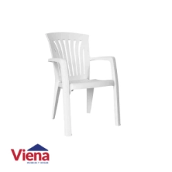 Sillon Plastico Quality Kansas Respaldo Alto 20075 Blanco
