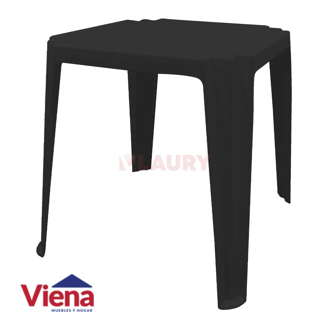 Mesa Plastica Laury Quality 70 x 70 17991 Negra 