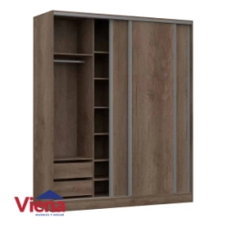 Placard Mosconi 57118 3 Puertas Corredizas Premium Nature Nebraska