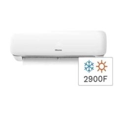 Aire SPlit Hisense 3400W Frio Calor AS12HR4SVRKG03PX4  White