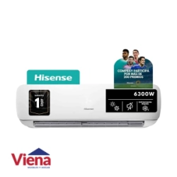Aire Split Hisense 6300 Frio Calor AS22HR4SXTKG00N White