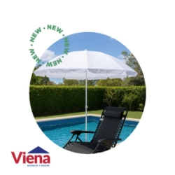 Sombrilla DELOS PCA06BL 200MT Blanca 25MM Sin Base